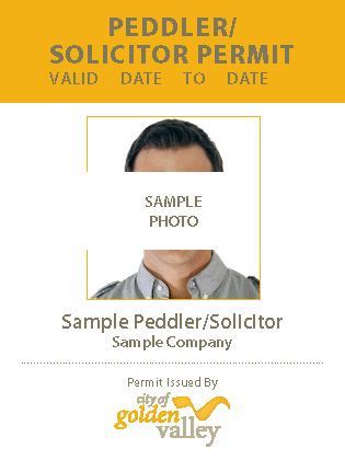 Peddler/Solicitor Permit